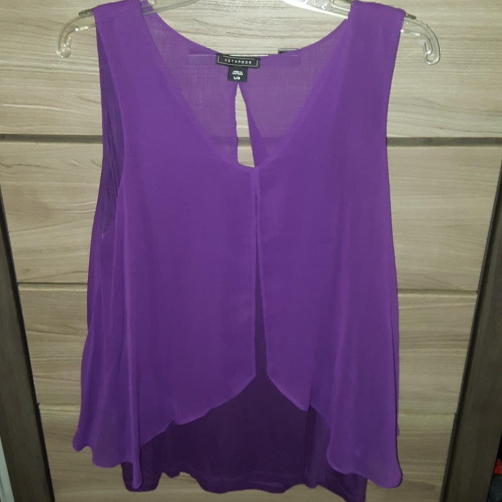Purple tank top